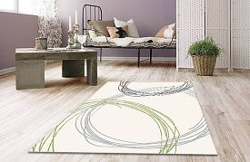Ковер гипоаллергенный искусственный Casino 5440 8V16 cream green