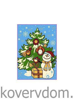 Комплект новогодних сувенирных ковриков 3 штуки 91033