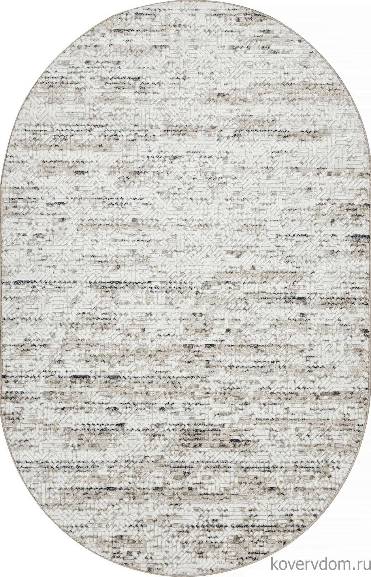 Ковер MAKSIMUS L042 BEIGE Овал Ковер MAKSIMUS L042 BEIGE Овал