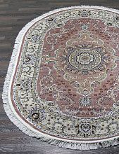 Ковер из Турции розовый MASHAD PRESTIGE 02847A L.PINK / L.PINK Овал