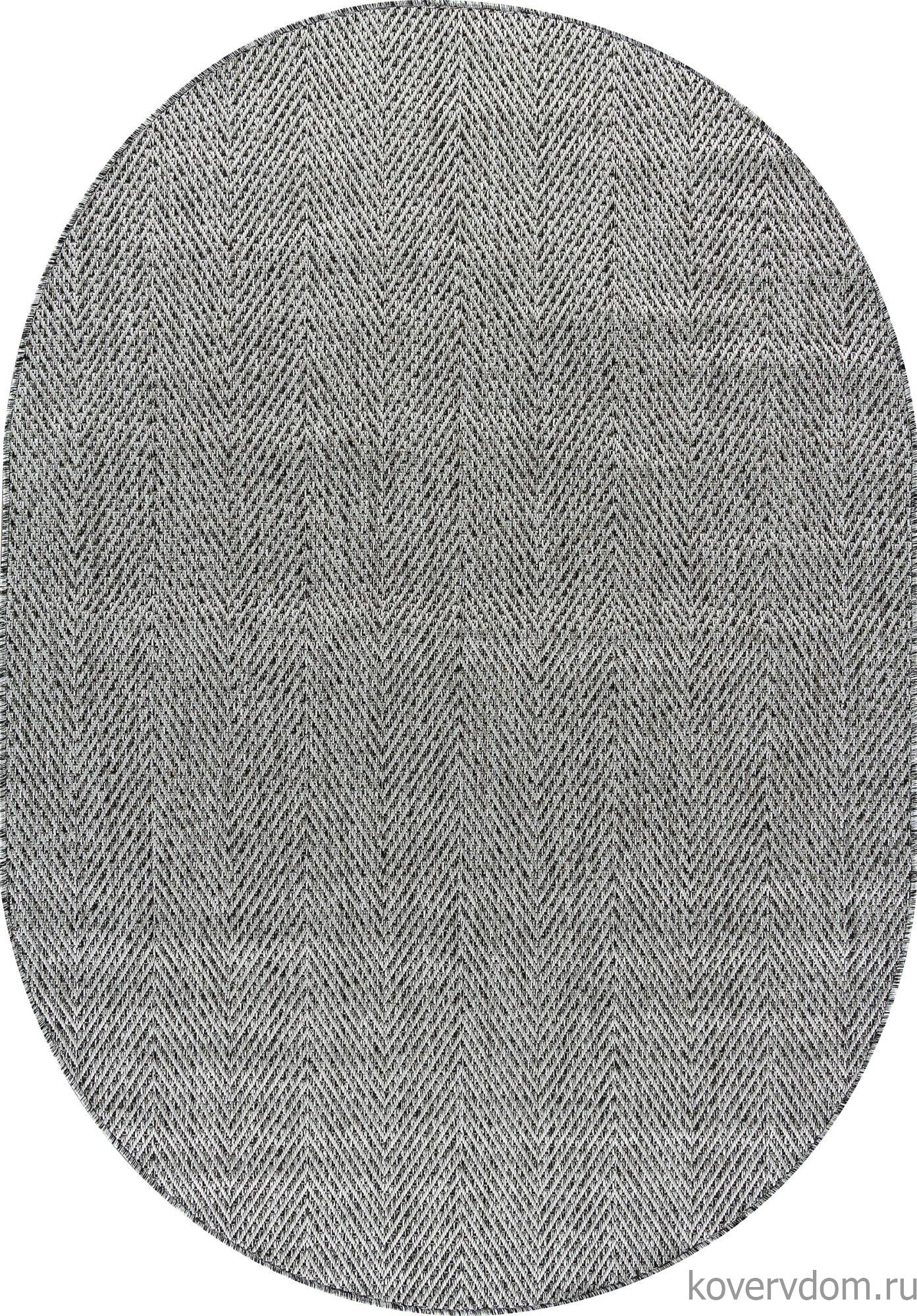Ковер KAIR S156 DARK GRAY Овал Ковер KAIR S156 DARK GRAY Овал