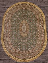 Ковер BUHARA D159 GREEN Овал