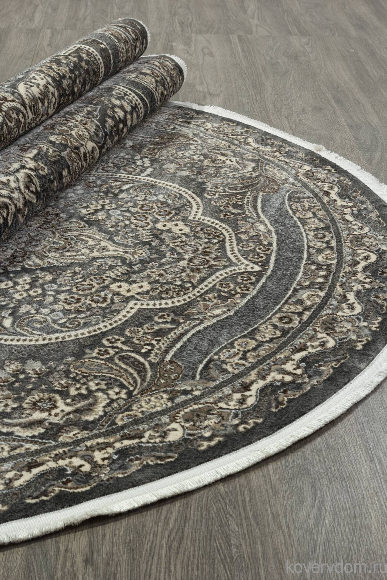 Ковер DOLCE D415 DARK GRAY Овал Ковер DOLCE D415 DARK GRAY Овал