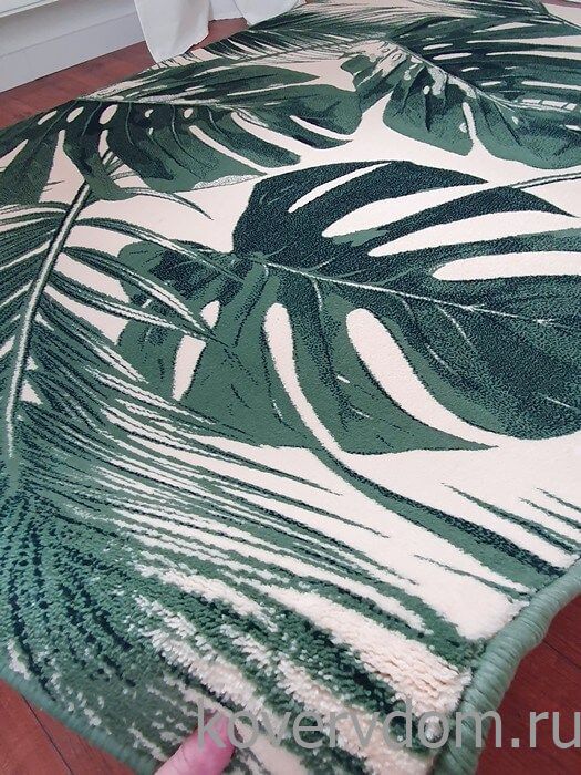 Ковер с цветами SCANDINAVIAN MONSTERA 9 Ковер с цветами SCANDINAVIAN MONSTERA 9