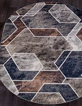 Ковер BOSTON D753 BEIGE-GRAY Овал