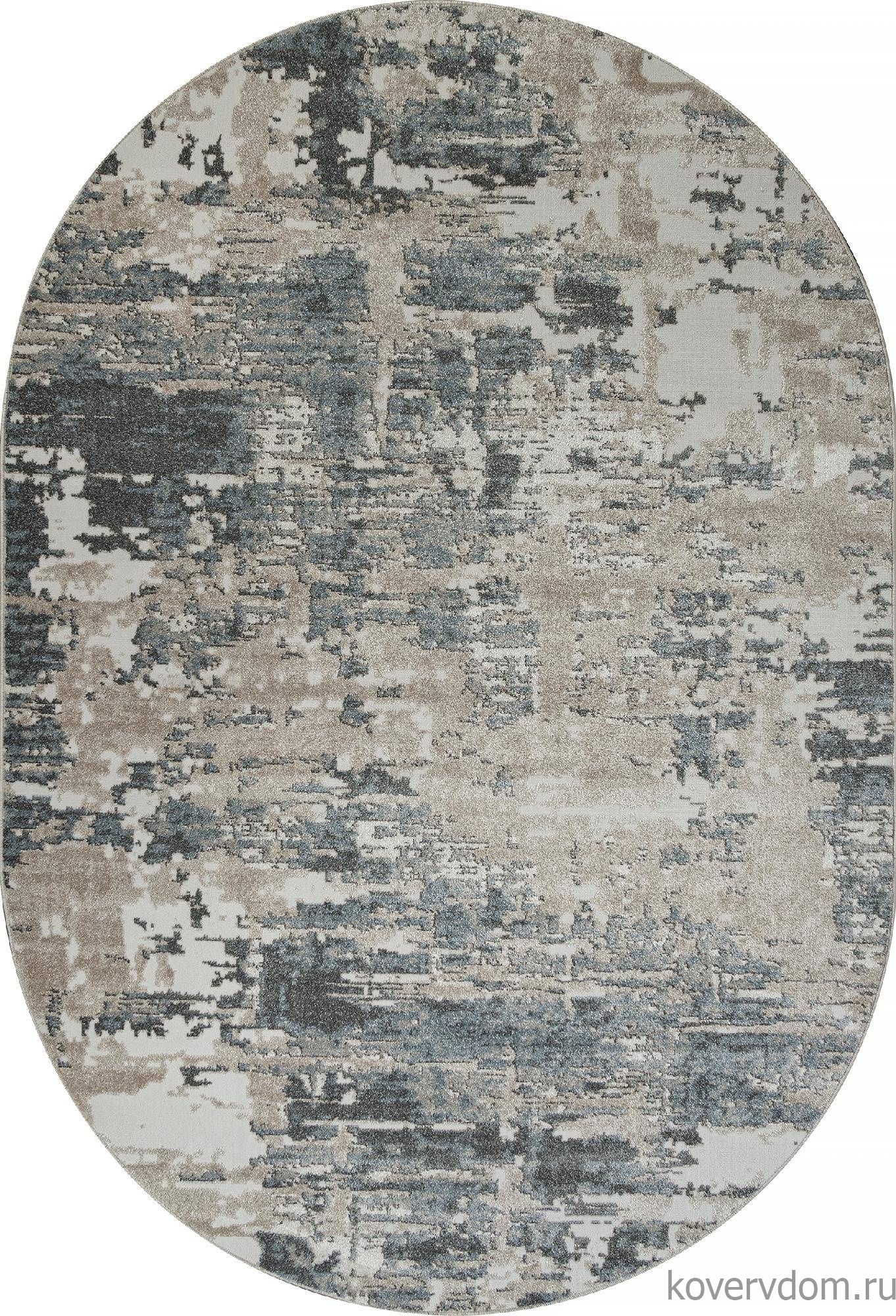 Ковер NATUREL-A F231 BEIGE-BLUE Овал