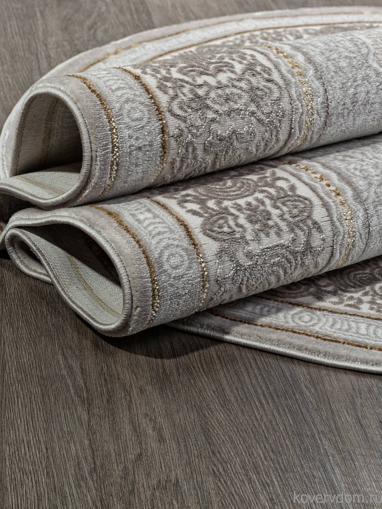 Ковер NENSI GL090E BROWN / BROWN Овал Ковер NENSI GL090E BROWN / BROWN Овал