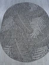 Овальный ковер из России KAIR-A S132 DARK GRAY Овал