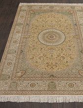 Ковер с коротким ворсом бежевый Tibet SILK & SILK S-16 CREAM