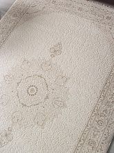 Круглый ковер Jasmine 35901B CREAM / CREAM