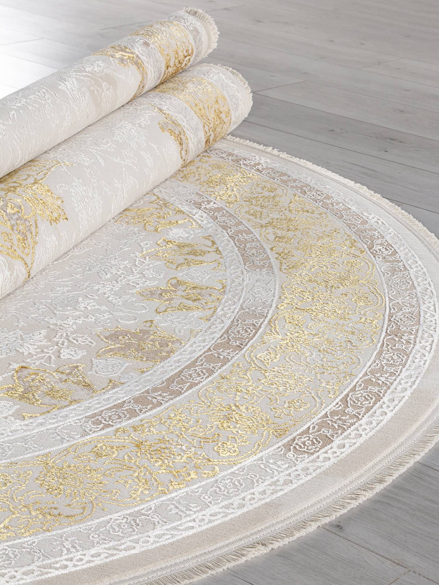 Ковер ZARINA A064A CREAM / GOLD FDY Овал Ковер ZARINA A064A CREAM / GOLD FDY Овал