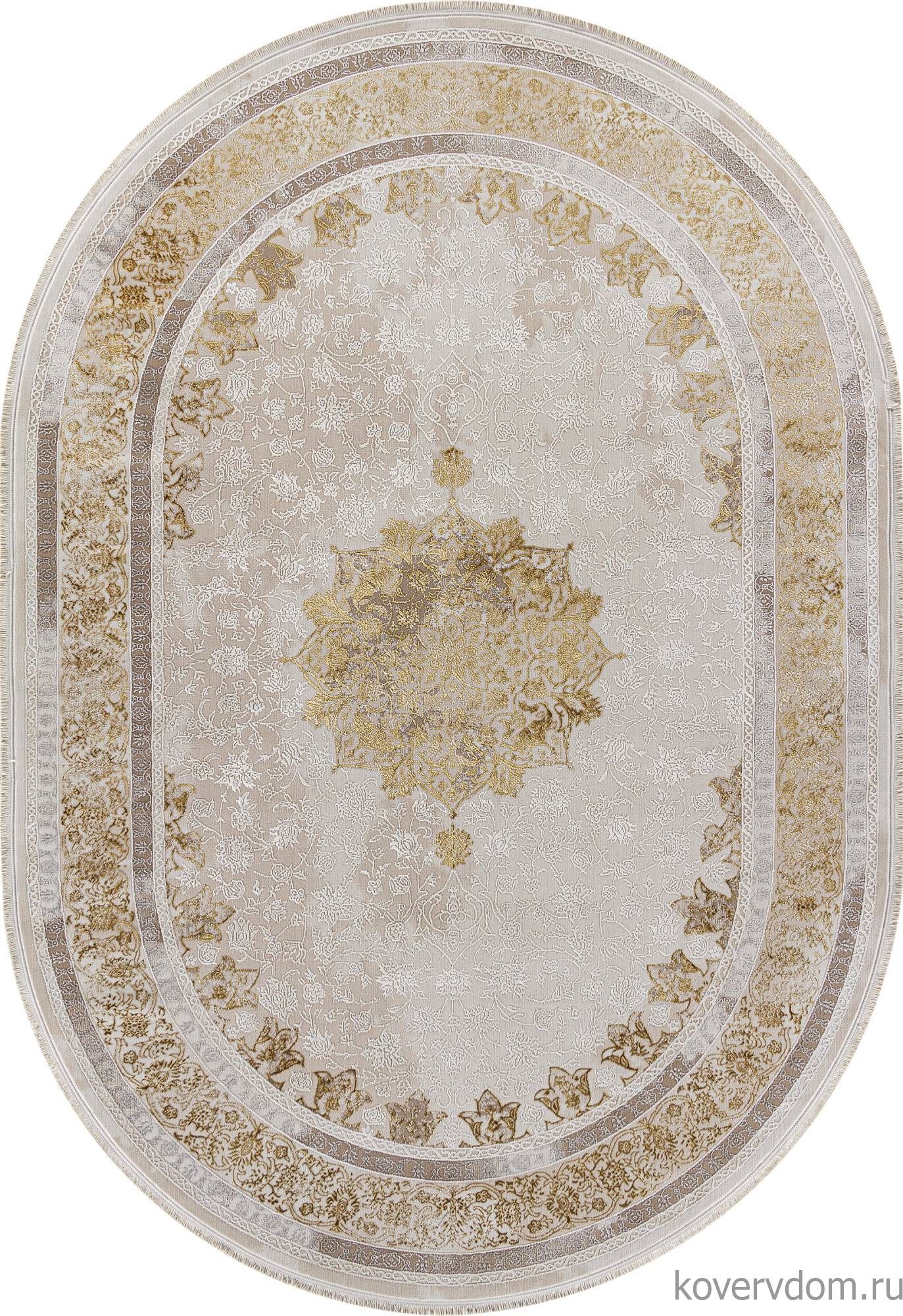 Ковер ZARINA A064A CREAM / GOLD FDY Овал Ковер ZARINA A064A CREAM / GOLD FDY Овал