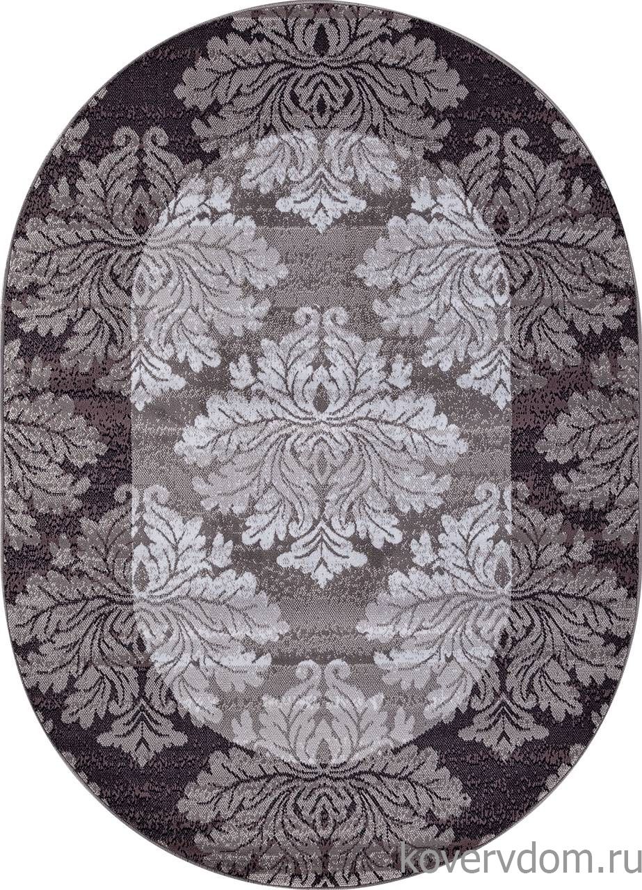 Ковер SILVER d213 GRAY-PURPLE Овал Ковер SILVER d213 GRAY-PURPLE Овал