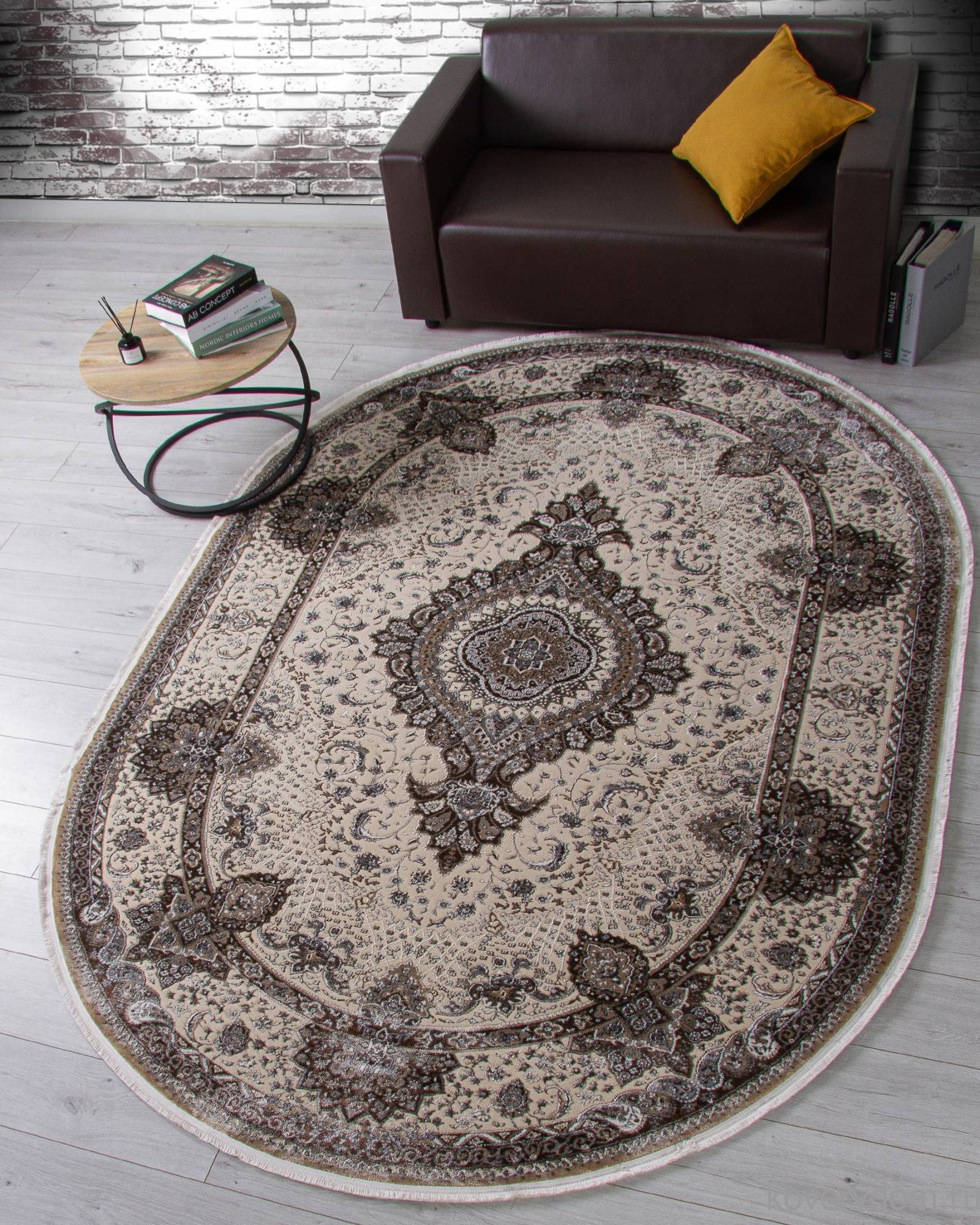 Ковер DOLCE D414 BEIGE Овал Ковер DOLCE D414 BEIGE Овал