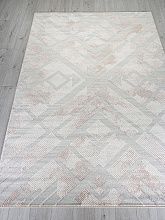 Пушистый круглый ковер IRIS MP16 BEIGE