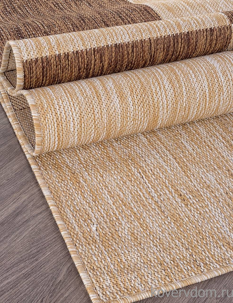 Ковер циновка VEGAS S005 BEIGE-BROWN Ковер циновка VEGAS S005 BEIGE-BROWN