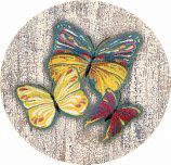 Ковер RIO C064 PINK-MULTICOLOR Круг