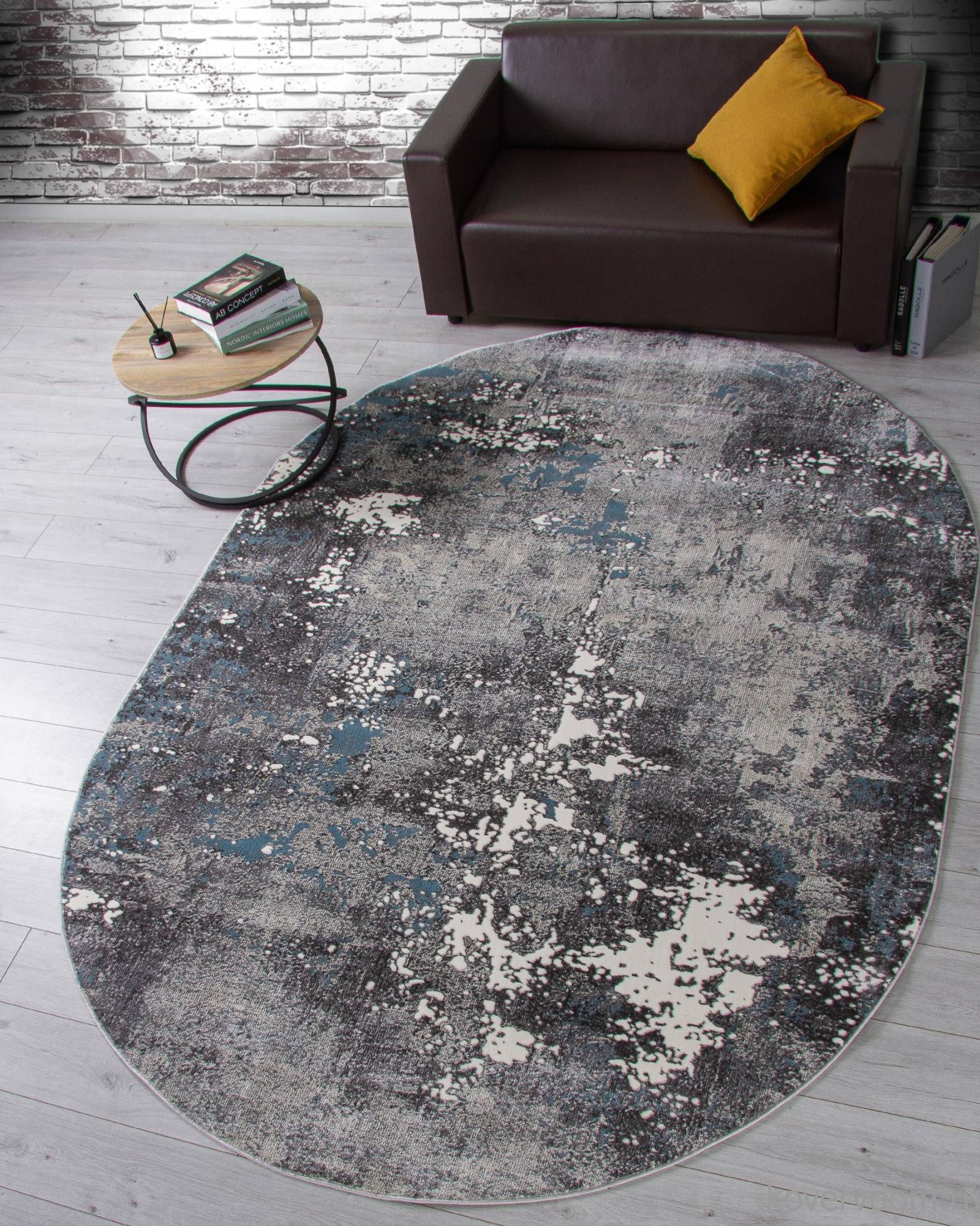 Ковер ATLANTIS D996 GRAY Овал Ковер ATLANTIS D996 GRAY Овал
