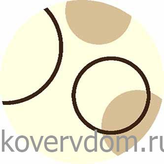 Ковер SHAGGY ULTRA s610 CREAM Круг