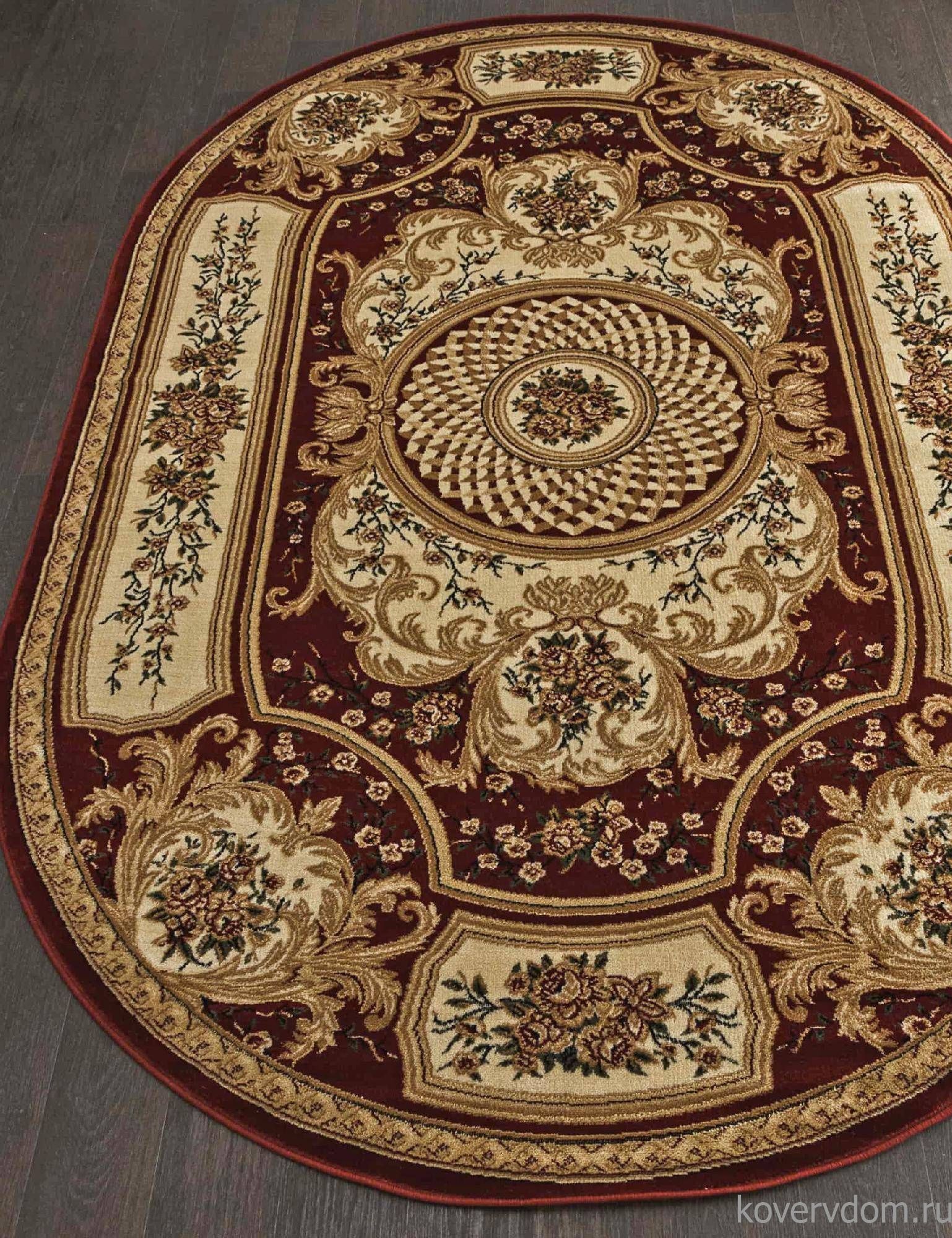 Ковер OLYMPOS d170 RED Овал