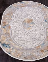 Ковер ERVA 18134 L.GRAY / BLUE Овал